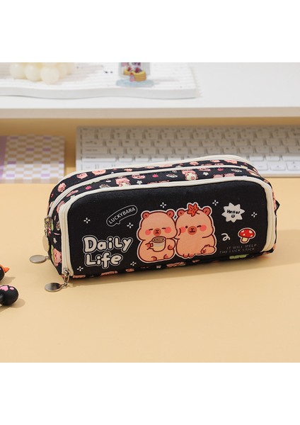 Kalem Kutusu Büyük Kapasiteli Ilkokul Öğrencileri Kalem Kutusu Evrensel Kırtasiye Kutusu Kalem Çantası (Yurt Dışından)