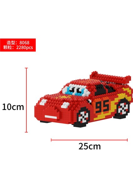 6-12 Yaş Tandem Küçük Parçacıklar Yapı Taşı Oyuncaklar Çocuk Eğitici Puzzle Yapboz Süsler (Yurt Dışından)