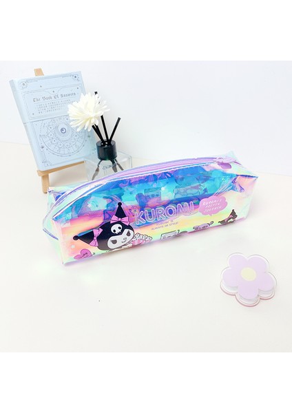 Lazer Karikatür Kalem Kutusu Tpu Tek Katmanlı Çok Elemanlı Öğrenciler Şeffaf Kırtasiye Kutusu (Yurt Dışından)