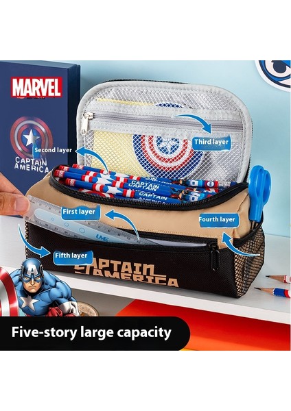 Çocuk Kalem Çantası Öğrenciler Büyük Kapasiteli Saklama Kalem Çantası Kırtasiye Çantası (Yurt Dışından) fiyatları