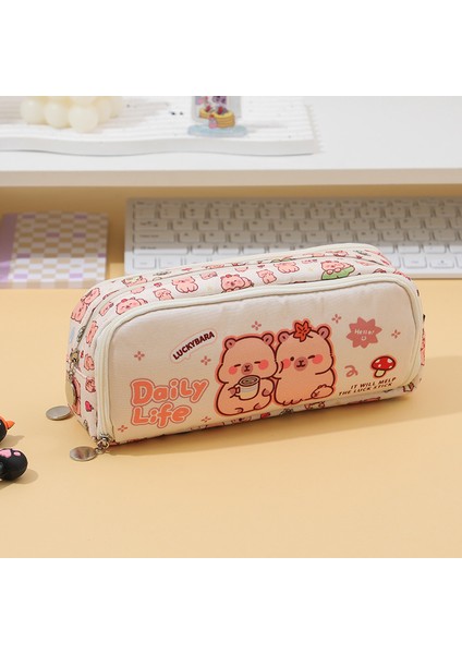 Ilkokul Öğrencileri Için Geniş Kapasiteli Kalem Kutusu Üniversal Kırtasiye Kutusu Kalem Kutusu (Yurt Dışından)