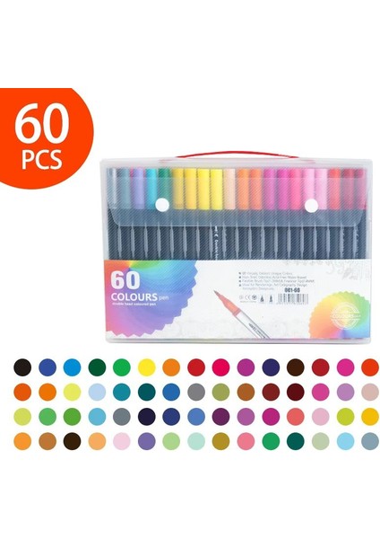 Suluboya Kalem Seti Işaretleyiciler Boyama Izleme Anahat Kalemleri (Yurt Dışından)