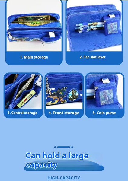 Shanhaijing Kalem Kutusu Bozuk Para Çantası Anime Kırtasiye Çantası (Yurt Dışından) modelleri