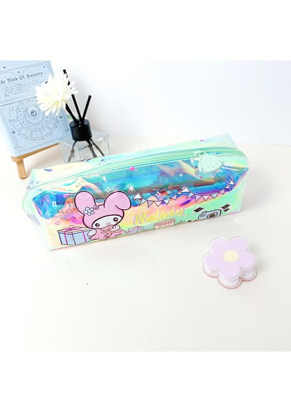 Lazer Karikatür Kalem Kutusu Tpu Tek Katmanlı Çok Elemanlı Öğrenciler Şeffaf Kırtasiye Kutusu (Yurt Dışından)