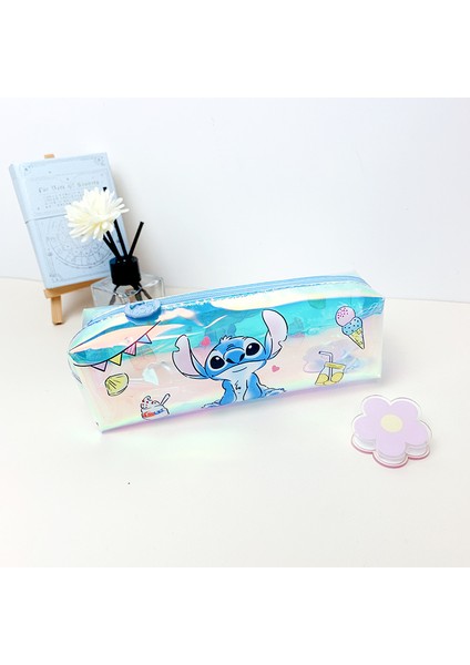 Lazer Karikatür Kalem Kutusu Tpu Tek Katmanlı Çok Elemanlı Öğrenciler Şeffaf Kırtasiye Kutusu (Yurt Dışından)