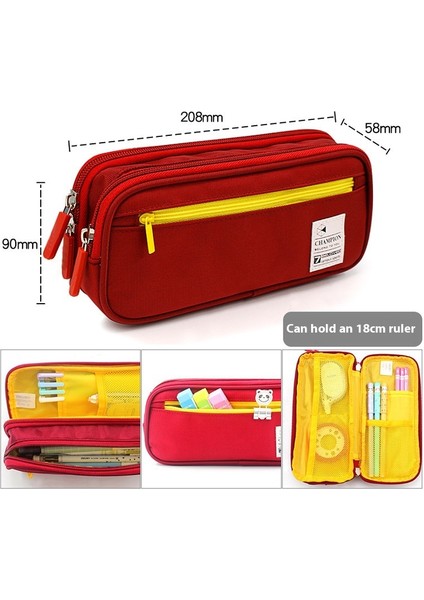 Büyük Kapasiteli Kırtasiye Kutusu Öğrenci Kalem Çantası Kalem Kutusu (Yurt Dışından) fiyatları