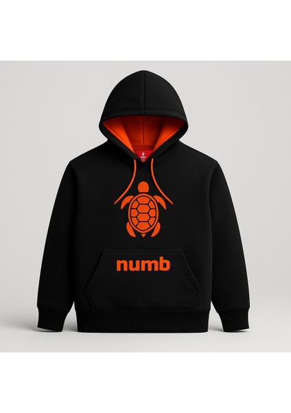 Siyah Unisex Hoodie Numb Rumeli Üniversitesi