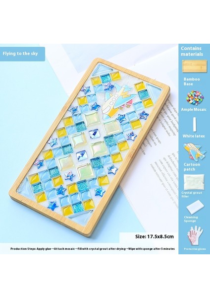 Çocuklar Dıy Yapım Malzemesi Kiti Dak Altlığı Sanat Eseri (Yurt Dışından)