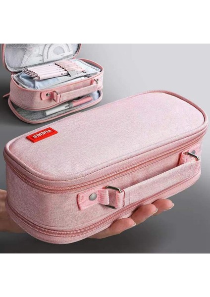 Büyük Kapasiteli Kalem Çantası Çok Katmanlı Ortaokul Öğrencileri Lise Öğrencileri Ilkokul Öğrencileri Kalem Çantası Kırtasiye Kutusu (Yurt Dışından)