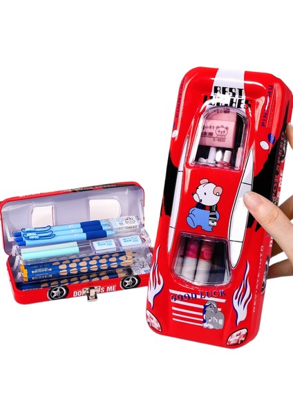 Ilkokul Çocukları Için Çok Fonksiyonlu Araba Modelleme Büyük Kapasiteli Kırtasiye Kutusu Çocuk Kalem Kutusu (Yurt Dışından)