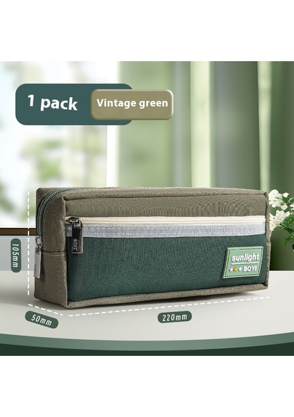 Büyük Kapasiteli Çok Katmanlı Kalem Çantası Kırtasiye Çantası Kalem Kutusu (Yurt Dışından)