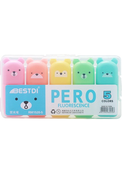 Mini Fosforlu Kalem Seti Işaretleyici (Yurt Dışından)