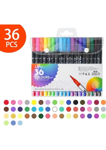 Suluboya Kalem Seti Işaretleyiciler Boyama Izleme Anahat Kalemleri (Yurt Dışından)