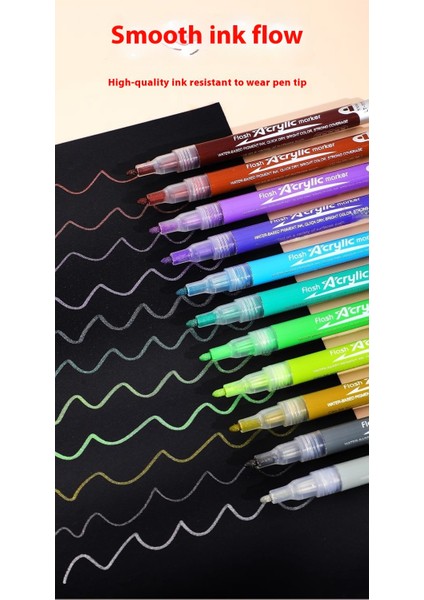 Fosforlu Kalem Sulu Boya Kalemi Lazer Inci Kalemi (Yurt Dışından) fırsatları