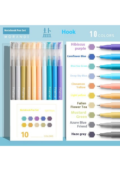 Renkli El Kitabı Kalemi Çocuk Çizim Anahat Kalemi Öğrenme Işaretleyicileri Kırtasiye Malzemeleri (Yurt Dışından)