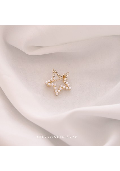 Yeni Küçük Broş Yay Parlama Önleyici Broş Yüksek Sınıf Çok Yönlülük Duygusu Parlama Önleyici Toka Pimi Giyim Aksesuarları (Yurt Dışından)