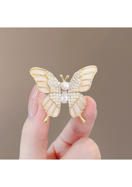 Yeni Küçük Broş Yay Parlama Önleyici Broş Yüksek Dereceli Korse Gömlek Parlama Önleyici Düğmeler Çok Yönlü Pimler (Yurt Dışından)