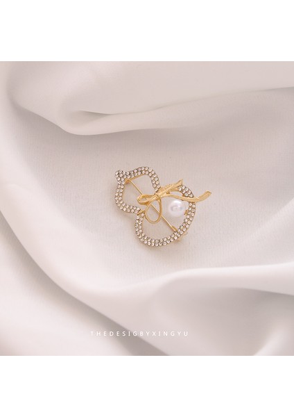 Yeni Küçük Broş Yay Parlama Önleyici Broş Yüksek Sınıf Çok Yönlülük Duygusu Parlama Önleyici Toka Pimi Giyim Aksesuarları (Yurt Dışından)