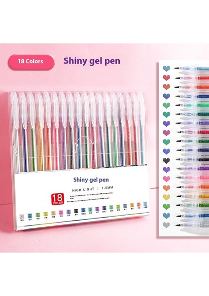 Renkli Simli Jel Kalemlerçocuklar Için Renkli Nötr Kalemler (Yurt Dışından)