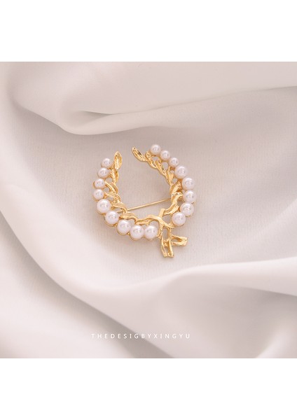 Yeni Broş Hafif Lüks Basit Mizaç Sabit Giysi Pin Takım Elbise Kolye Bilezik Şapkalar Sınıf Giyim Aksesuarları (Yurt Dışından)