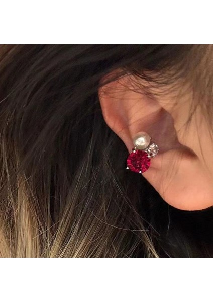 Hafif Lüks Inci Elmas Taklidi Bel Düğmesi Alaşımlı Malzeme ile Etek Köşe Düğüm Düğmesi Zarif Çok Yönlü Stil (Yurt Dışından)