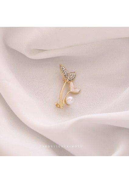 Yeni Broş Hafif Lüks Basit Mizaç Sabit Giysi Pin Takım Elbise Kolye Bilezik Şapkalar Sınıf Giyim Aksesuarları (Yurt Dışından)