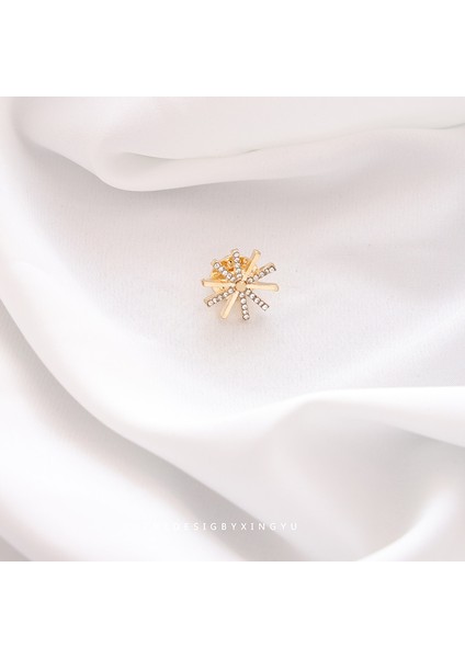 Yeni Broş Hafif Lüks Basit Mizaç Sabit Giysi Pin Takım Elbise Kolye Bilezik Şapkalar Sınıf Giyim Aksesuarları (Yurt Dışından)