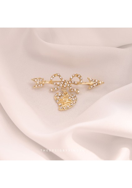 Yeni Küçük Broş Yay Parlama Önleyici Broş Yüksek Sınıf Çok Yönlülük Duygusu Parlama Önleyici Toka Pimi Giyim Aksesuarları (Yurt Dışından)