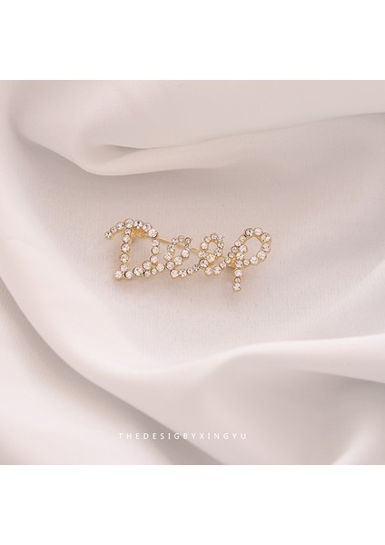 Yeni Broş Parlama Önleyici Kıdemli Işık Duygusu Lüks Tasarım Parlama Önleyici Toka Pimi Korsaj Küçük Broş Korsaj (Yurt Dışından)