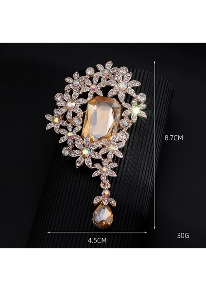 Yeni Broşlar Gelişmiş Kadın Mizaç Duygusu Çiçek Bitki Broş Niş Tasarım Zarif Pin Takım Elbise Aksesuarları (Yurt Dışından)