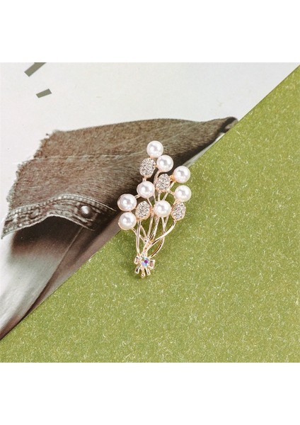 Yeni Moda Broş Zarif Işık Lüks Kişilik Dekoratif Broş Retro Moda Broş Sınıf Mücevher (Yurt Dışından)