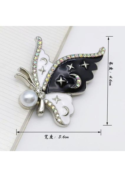 Hafif Lüks Inci Elmas Taklidi Bel Düğmesi Alaşımlı Malzeme ile Etek Köşe Düğüm Düğmesi Zarif Çok Yönlü Stil (Yurt Dışından)