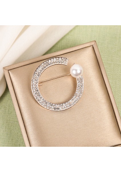 Yeni Moda Broş Zarif Işık Lüks Kişilik Dekoratif Broş Retro Moda Broş Sınıf Mücevher (Yurt Dışından)