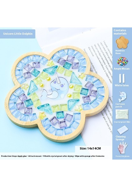 Çocuklar Dıy Yapım Malzemesi Kiti Dak Altlığı Sanat Eseri (Yurt Dışından)