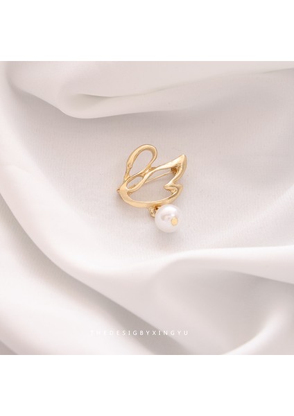 Yeni Broş Hafif Lüks Basit Mizaç Sabit Giysi Pin Takım Elbise Kolye Bilezik Şapkalar Sınıf Giyim Aksesuarları (Yurt Dışından)