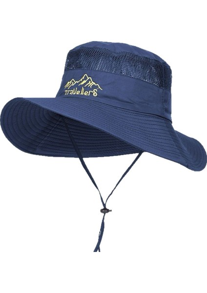 Şapka Erkek Yaz Güneş Şapkası Açık Hava Nefes Güneş Şapkası (Yurt Dışından)