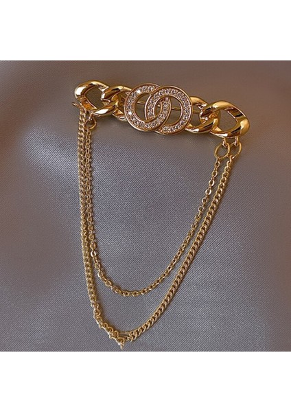 Yeni Broş Parlama Önleyici Kıdemli Işık Duygusu Lüks Tasarım Parlama Önleyici Toka Pimi Korsaj Küçük Broş Korsaj (Yurt Dışından)