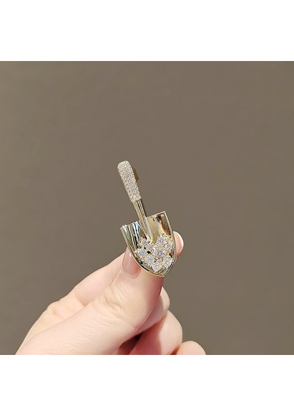 Yeni Broş Parlama Önleyici Kıdemli Işık Duygusu Lüks Tasarım Parlama Önleyici Toka Pimi Korsaj Küçük Broş Korsaj (Yurt Dışından)