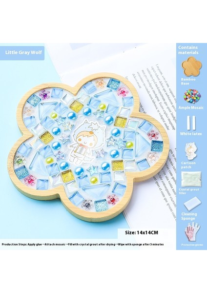 Çocuklar Dıy Yapım Malzemesi Kiti Dak Altlığı Sanat Eseri (Yurt Dışından)