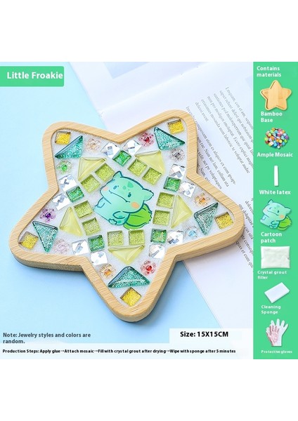 Çocuklar Dıy Yapım Malzemesi Kiti Dak Altlığı Sanat Eseri (Yurt Dışından)