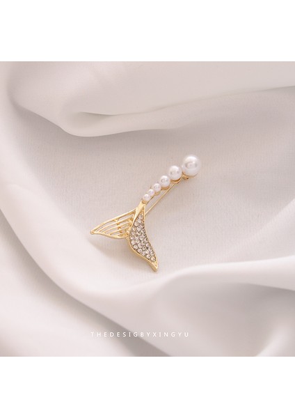 Yeni Küçük Broş Yay Parlama Önleyici Broş Yüksek Sınıf Çok Yönlülük Duygusu Parlama Önleyici Toka Pimi Giyim Aksesuarları (Yurt Dışından)