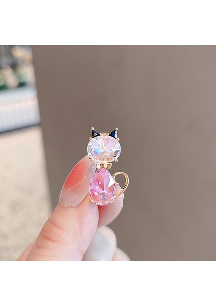 Yeni Broş Parlama Önleyici Kıdemli Işık Duygusu Lüks Tasarım Parlama Önleyici Toka Pimi Korsaj Küçük Broş Korsaj (Yurt Dışından)