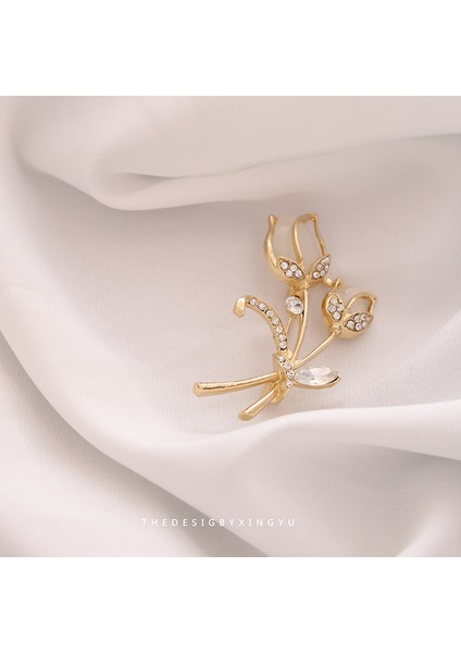 Yeni Küçük Broş Yay Parlama Önleyici Broş Yüksek Sınıf Çok Yönlülük Duygusu Parlama Önleyici Toka Pimi Giyim Aksesuarları (Yurt Dışından)