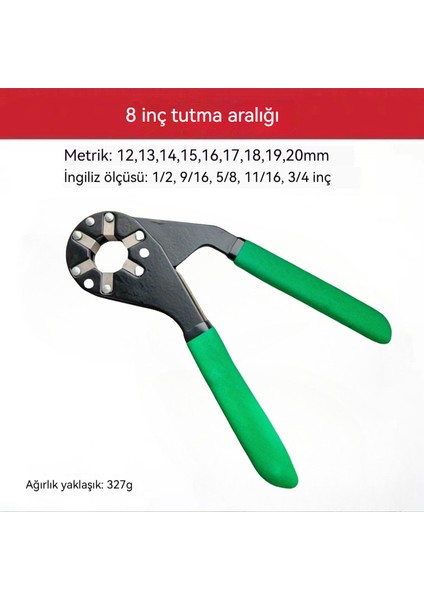 Sihirli Anahtar 8 Inç Çok Amaçlı Dış Altıgen Alaşımlı Çelik Endüstriyel Manuel (Yurt Dışından)