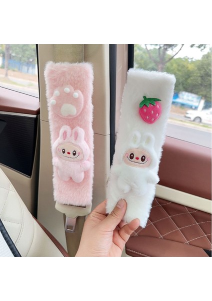 Araba Emniyet Kemeri Omuz Kılıfı Sevimli Karikatür Koruyucu Kılıf (Yurt Dışından) modelleri