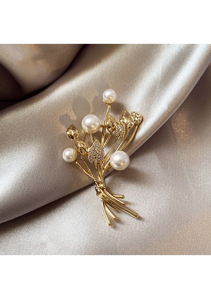 Yeni Broş Parlama Önleyici Kıdemli Işık Duygusu Lüks Tasarım Parlama Önleyici Toka Pimi Korsaj Küçük Broş Korsaj (Yurt Dışından)