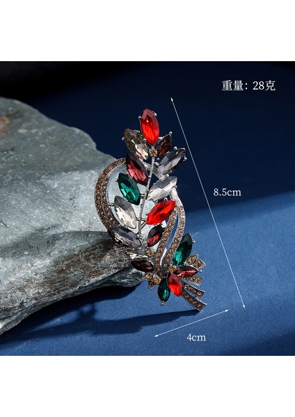 Broş Kıdemli Işık Duygusu Lüks Kadın Korsaj Kristal Inci Yüksek Dereceli Pimler Çift Kullanımlı Mücevher Sınıfı Aksesuarlar (Yurt Dışından)