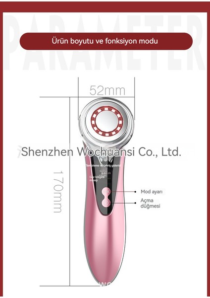 Temiz Yüz Cilt Bakımı Sıcaklık No Çekme Işık Terapisi Cilt Gençleştirme Cihazı (Yurt Dışından) fiyatları