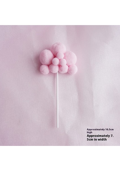 Bulutlar Eklenti Süs Doğum Günü Pastası Dekorasyonu Şenlikli Atmosfer (Yurt Dışından)