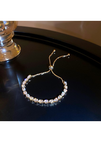 Yeni Bilezik Broş Küpe Gümüş Iğne Yağ Damlası Çiçekler Geometrik Küpe Fransız Retro Moda Mizaç Takı Broş Bilezik (Yurt Dışından)